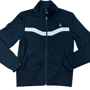 Nike Jordan Essentials Men's Warm-Up Jacket Size Small Black White